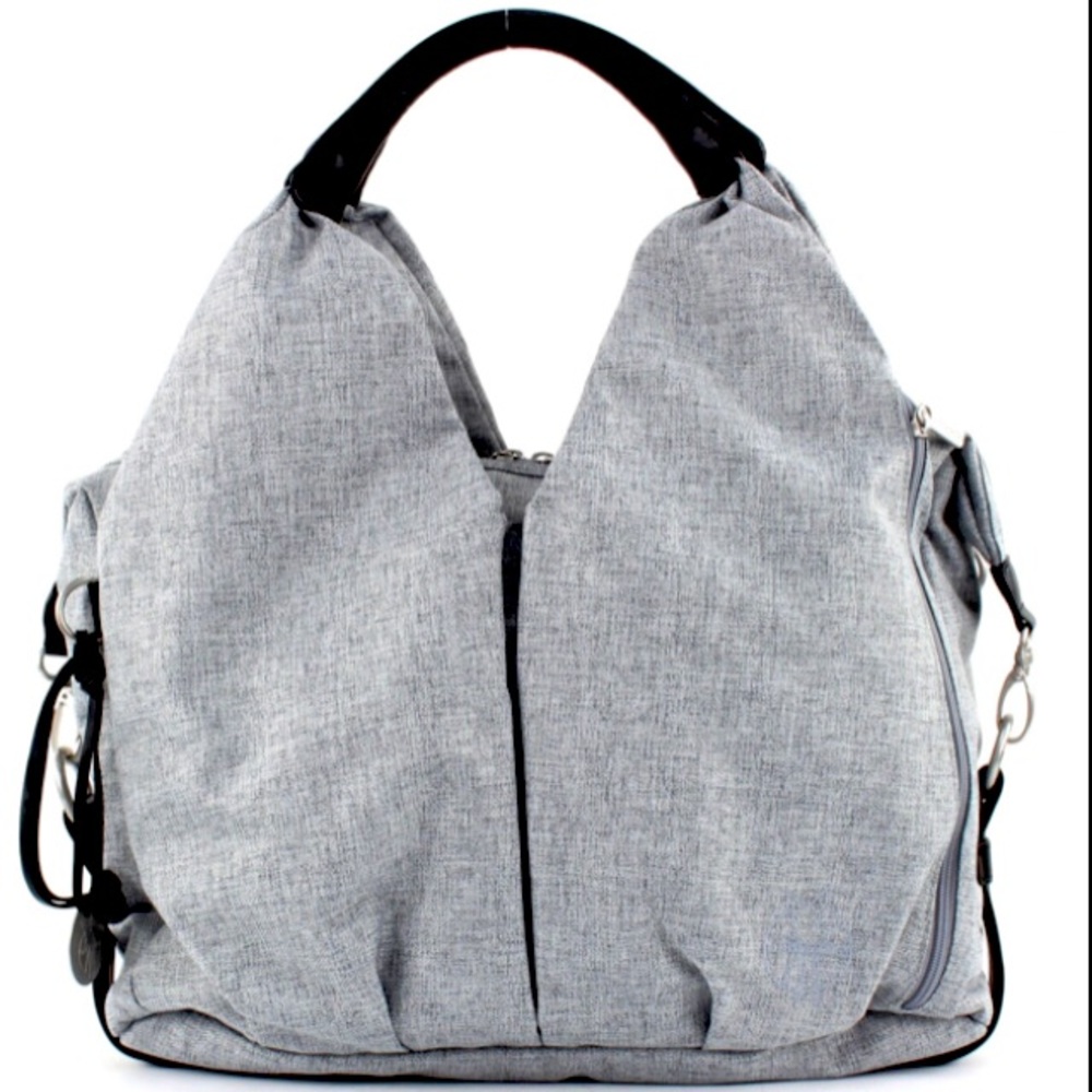 Lassig Green Label Neckline Diaper Bag in Grey